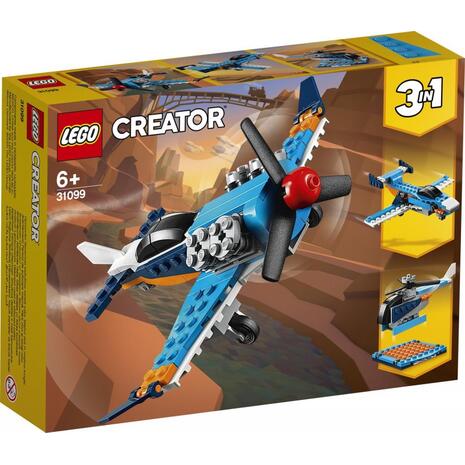 LEGO 3 IN 1 Creator Ελικοφόρο Αεροπλάνο