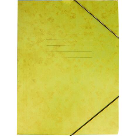 Φάκελος με λάστιχο GROOVY τύπου πρεσπάν 26x35cm κίτρινο