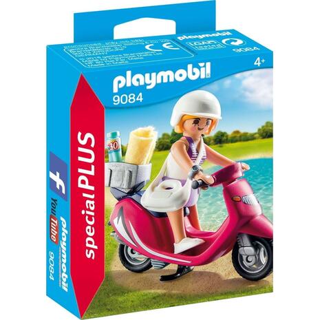 Playmobil Κορίτσι με Σκούτερ 9084