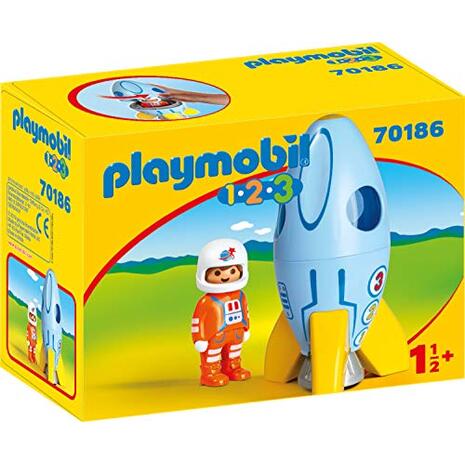 Playmobil  Αστροναύτης Με Πύραυλο 70186
