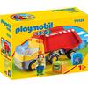 Playmobil  1-2-3 Ανατρεπόμενο Φορτηγό Με Εργάτη 70126