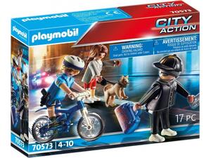 Playmobil Αστυνομικός Με Ποδήλατο Και Πορτοφολάς 70573