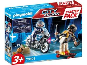 Playmobil Starter Pack Αστυνομική Καταδίωξη 70502