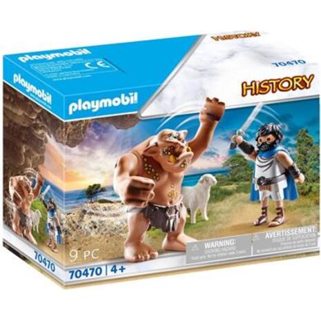 Playmobil History Ο Οδυσσέας & ο Κύκλωπας Πολύφημος (70470)