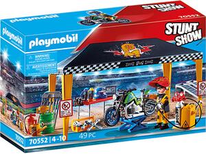 Playmobil Stunt Show: Σκηνή- Συνεργείο για Οχήματα 70552