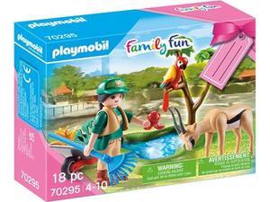 Playmobil Gift Set Φροντιστής Ζωολογικού Κήπου Με Ζωάκια 70295