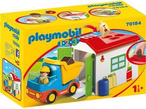 Playmobil 1-2-3 Φορτηγό Με Γκαράζ  70184