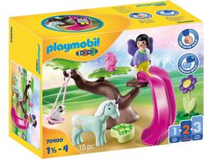 Playmobil 1.2.3 Νεραϊδούλα Και Ζωάκια Στην Παιδική Χαρά 70400