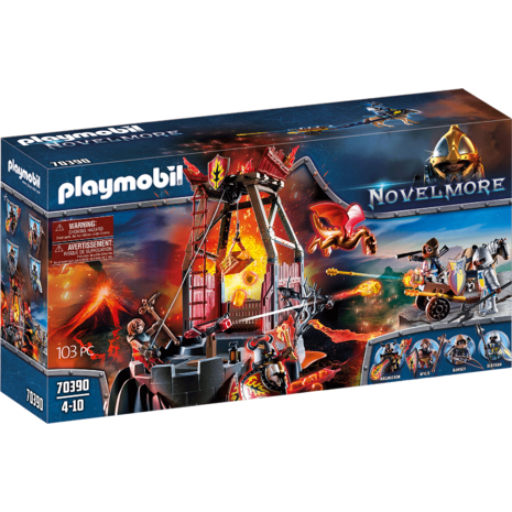 Playmobil Novelmore Knights Burnham Raiders Lava Mine 70390
