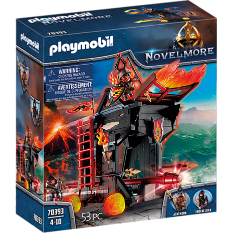 Playmobil Novelmore Knights Burnham Raiders Fire Ram 70393