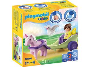 Playmobil 1-2-3 Νεραϊδοάμαξα με μονόκερο 70401