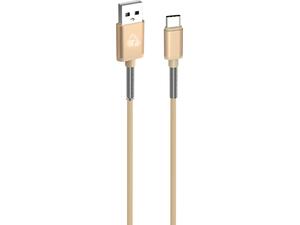 Καλώδιο USB POWERTECH Sync & Charge USB Type c1 Gold (PTR-0022)
