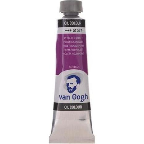 Χρώμα λαδιού Talens Van Gogh 20ml Νο567 Permanent Red Violet (series 2)