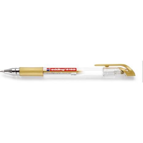 Στυλό Gel EDDING 2185 Roller 0.7mm (χρυσό crystal gelly) (Χρυσό)