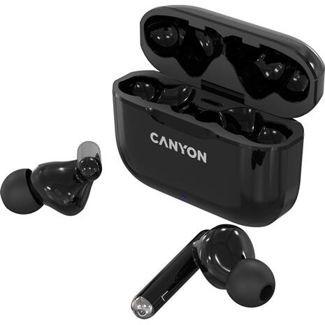 Ακουστικά Ασύρματα Canyon True wireless stereo headset TWS-3 Black - CNE-CBTHS3B