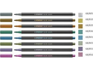 Μαρκαδόροι Stabilo Pen 68 metallic 1.4mm σε διάφορα χρώματα