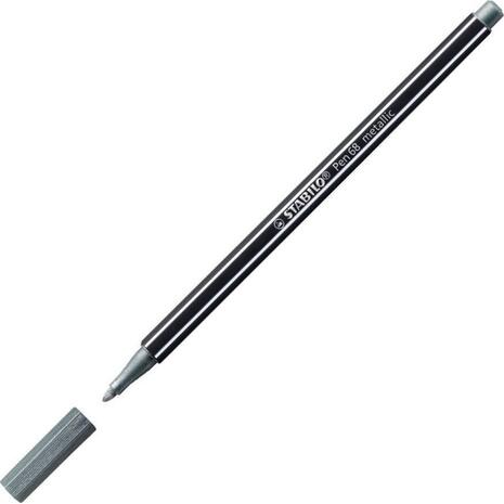 Μαρκαδόρος Stabilo Pen 68 metallic 1.4mm 68/805 silver