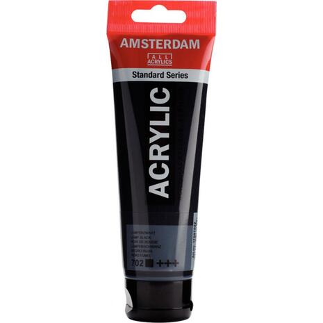 Ακρυλικό χρώμα Talens Amsterdam 702 Lamp Black 120ml