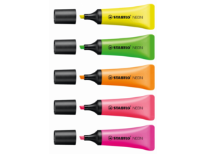Μαρκαδόρος υπογράμμισης Stabilo Neon 72 σε διάφορα χρώματα