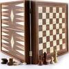 Τάβλι - Σκάκι  Combo - Κλαδί Ελιάς 41x41cm (STP36E)