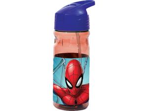 Παγουρίνο πλαστικό GIM Spiderman Classic με καλαμάκι  (557-18203)