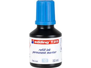 Μελάνι για μαρκαδόρο ανεξίτηλο EDDING T-25 30ml γαλάζιο