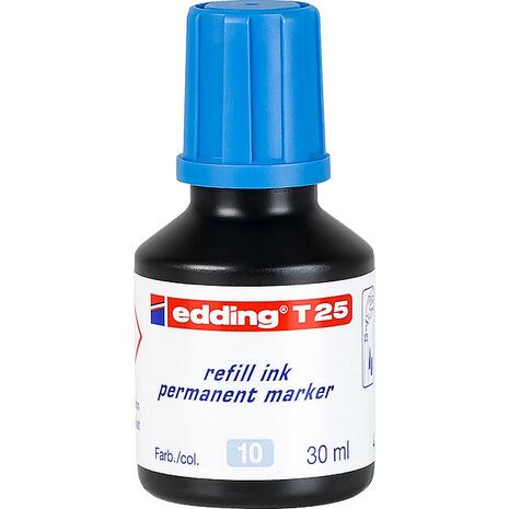 Μελάνι για μαρκαδόρο ανεξίτηλο EDDING T-25 30ml γαλάζιο
