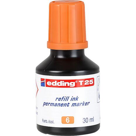 Μελάνι για μαρκαδόρο ανεξίτηλο EDDING T-25 30ml πορτοκαλί