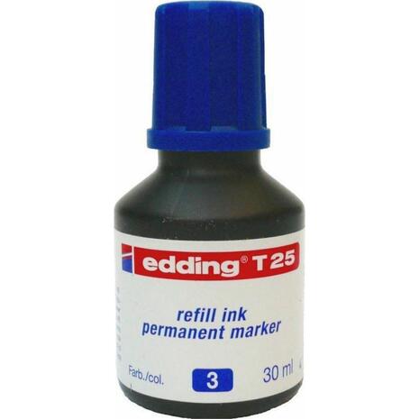 Μελάνι για μαρκαδόρο ανεξίτηλο EDDING T-25 30ml μπλε