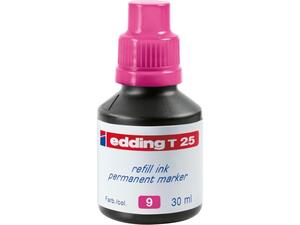 Μελάνι για μαρκαδόρο ανεξίτηλο EDDING T-25 30ml ροζ