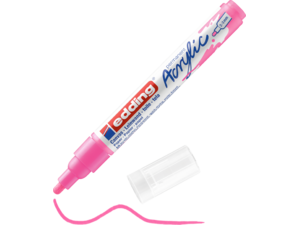 Μαρκαδόρος ακρυλικός Edding 5100 2-3mm fluorescent pink