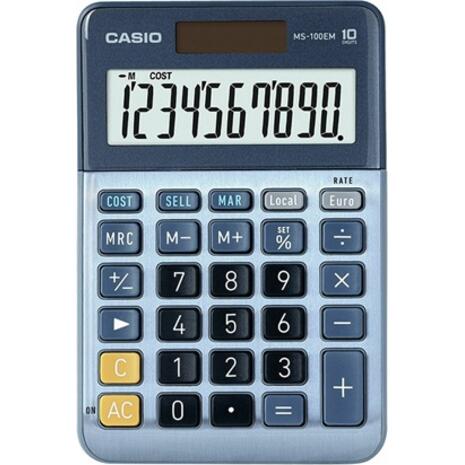 Αριθμομηχανή CASIO MS-100EM (10 ψηφίων)