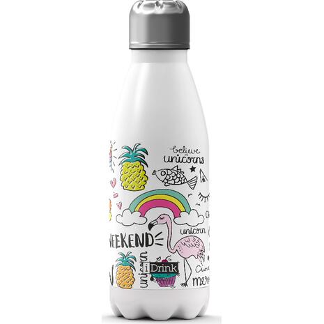 Μπουκάλι θερμός i drink id0309 therm bottle 350ml unicorn