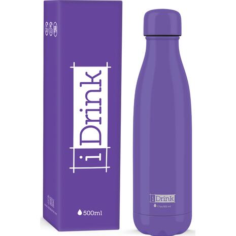 Μπουκάλι θερμός i drink id0407 therm bottle 500ml purple