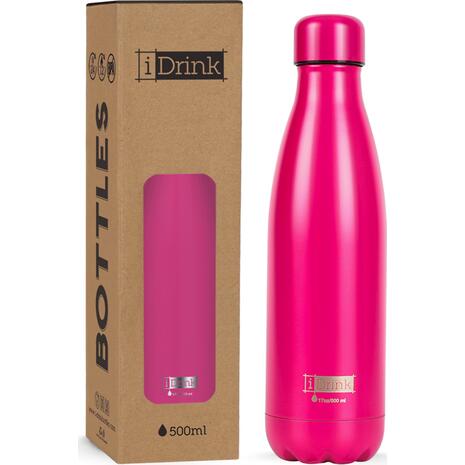 Μπουκάλι θερμός i drink id0002 therm bottle 500ml magenta