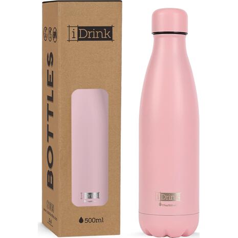 Μπουκάλι θερμός i drink id0015 therm bottle 500ml pas.pink