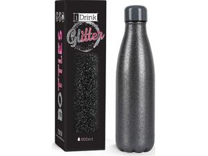 Μπουκάλι θερμός i drink id0029 therm bottle 500ml gl.black