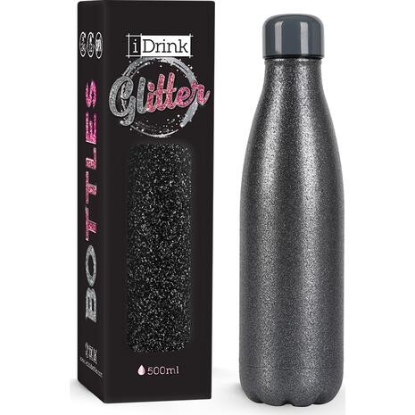 Μπουκάλι θερμός i drink id0029 therm bottle 500ml gl.black