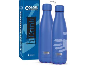 Μπουκάλι θερμός i drink id0045 change colors bottles 500ml blue/light blue