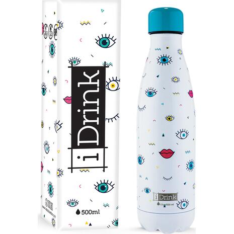 Μπουκάλι θερμός i drink id0083 therm bottle 500ml eyes