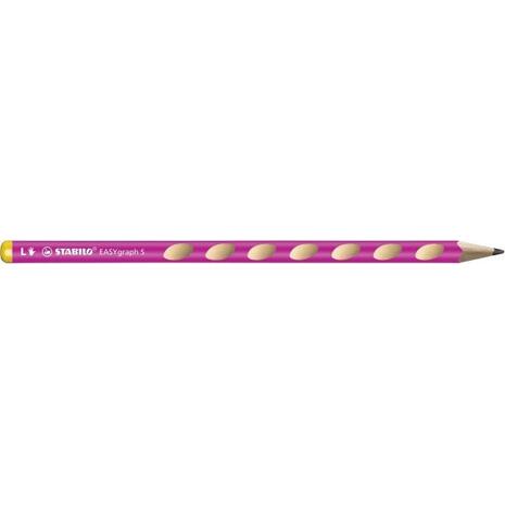 Μολύβι γραφίτη Stabilo EASYgraph S 325 325/01 "L" ροζ