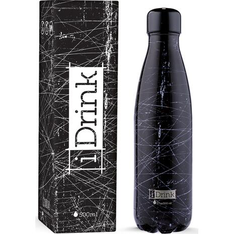 Μπουκάλι θερμός i drink id0088 therm bottle 500ml grunge black