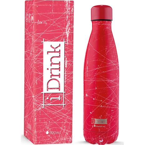 Μπουκάλι θερμός i drink id0089 therm bottle 500ml grunge pink