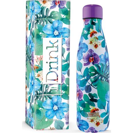 Μπουκάλι θερμός i drink id0081 therm bottle 500ml orchids