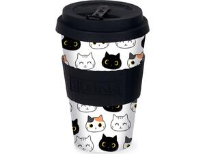 Kούπα i drink id0113 bamboo cup 435ml cats