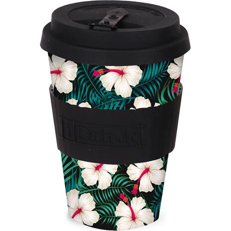Kούπα θερμός i drink id0109 bamboo cup 435ml ibiscus