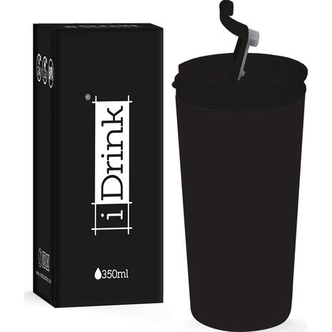 Kούπα θερμός i drink id0206 travel mug 350ml black