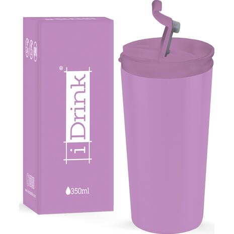 Kούπα θερμός i drink id0215 travel mug 350ml purple
