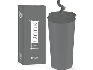 Kούπα θερμός i drink id0207 travel mug 350ml grey