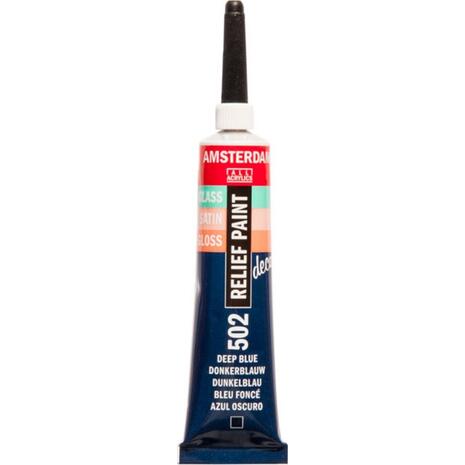 Περίγραμμα- Πάστα Royal Talens Relief Paint Decorfin No502 σκούρο μπλε 20ml